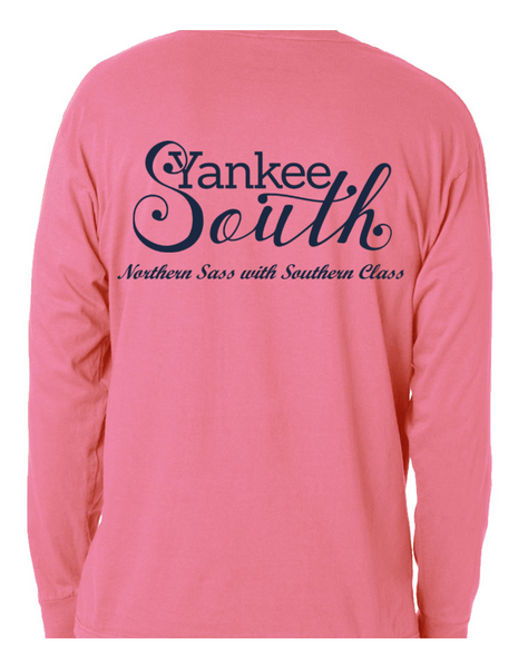 Yankee South Signature Pink Long Sleeve Shirt - Yankee South