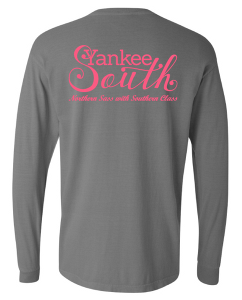 Yankee South Signature Gray Long Sleeve Shirt - Yankee South