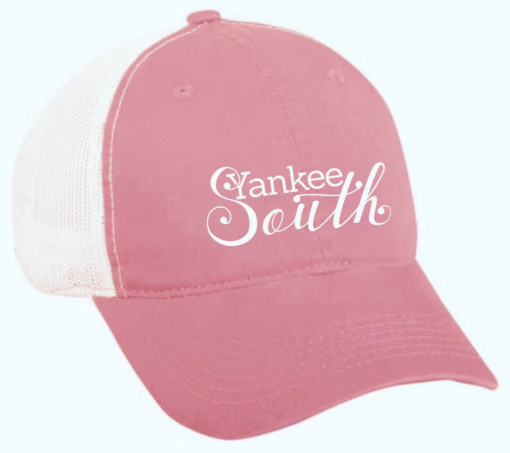Yankee South Pink Mesh Trucker Hat - Yankee South