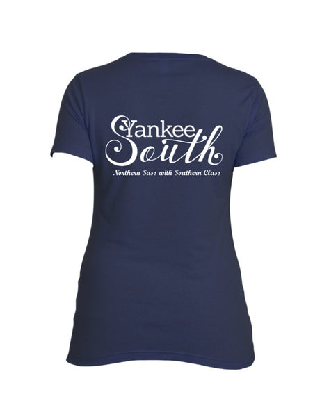 Yankee South Signature Navy T-Shirt (Women's) - Yankee South